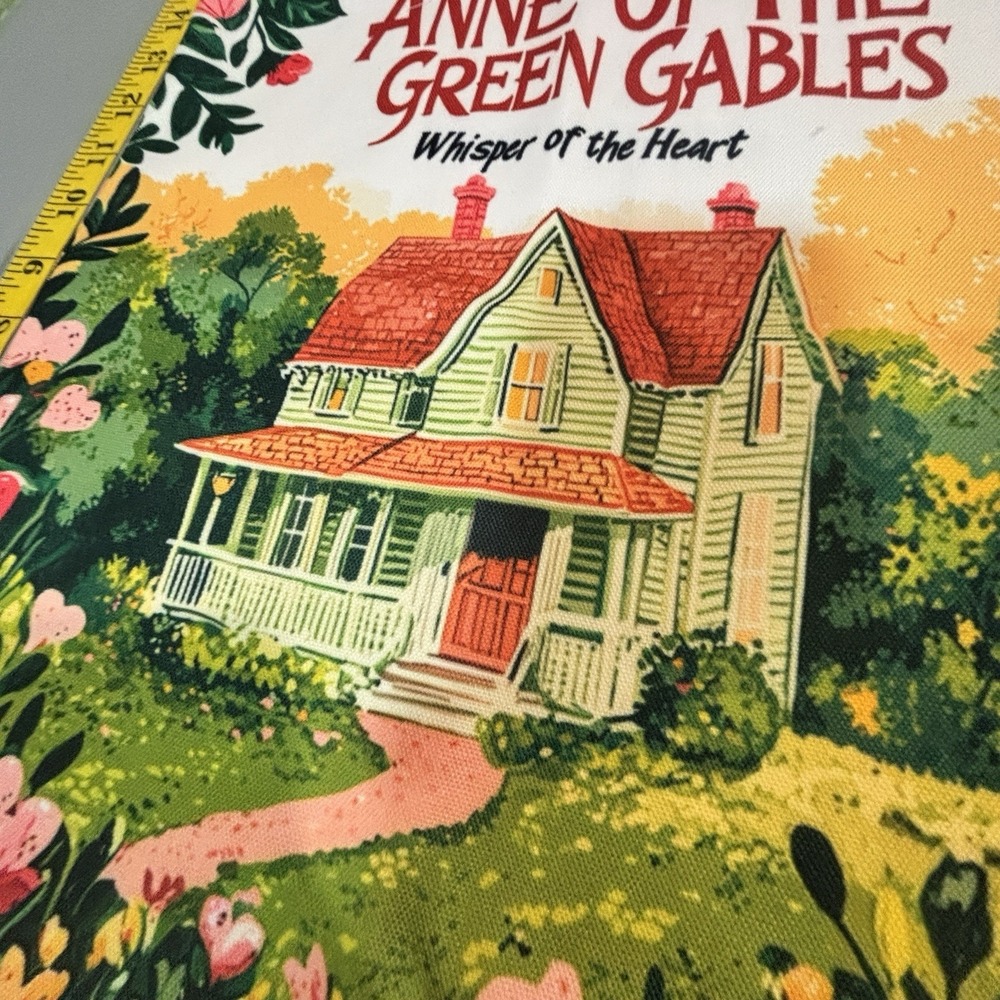 Anne Green Gables Reusable‎ Tote Bag Shopping Grocery Travel Double Handles New - Picture 4 of 9